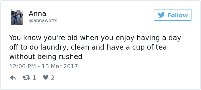 Growing Old Tweets