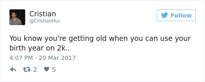 Growing Old Tweets