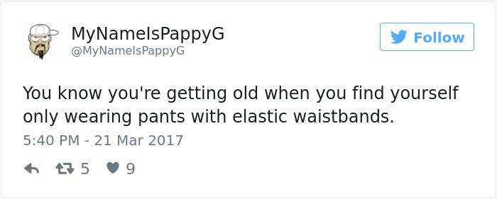 Growing Old Tweets