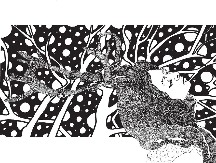 I Enjoy Creating Art Using Black Pens