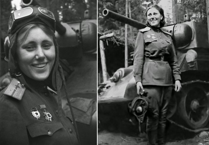 Aleksandra Samusenko Soviet Tank Commader During Ww Ii
