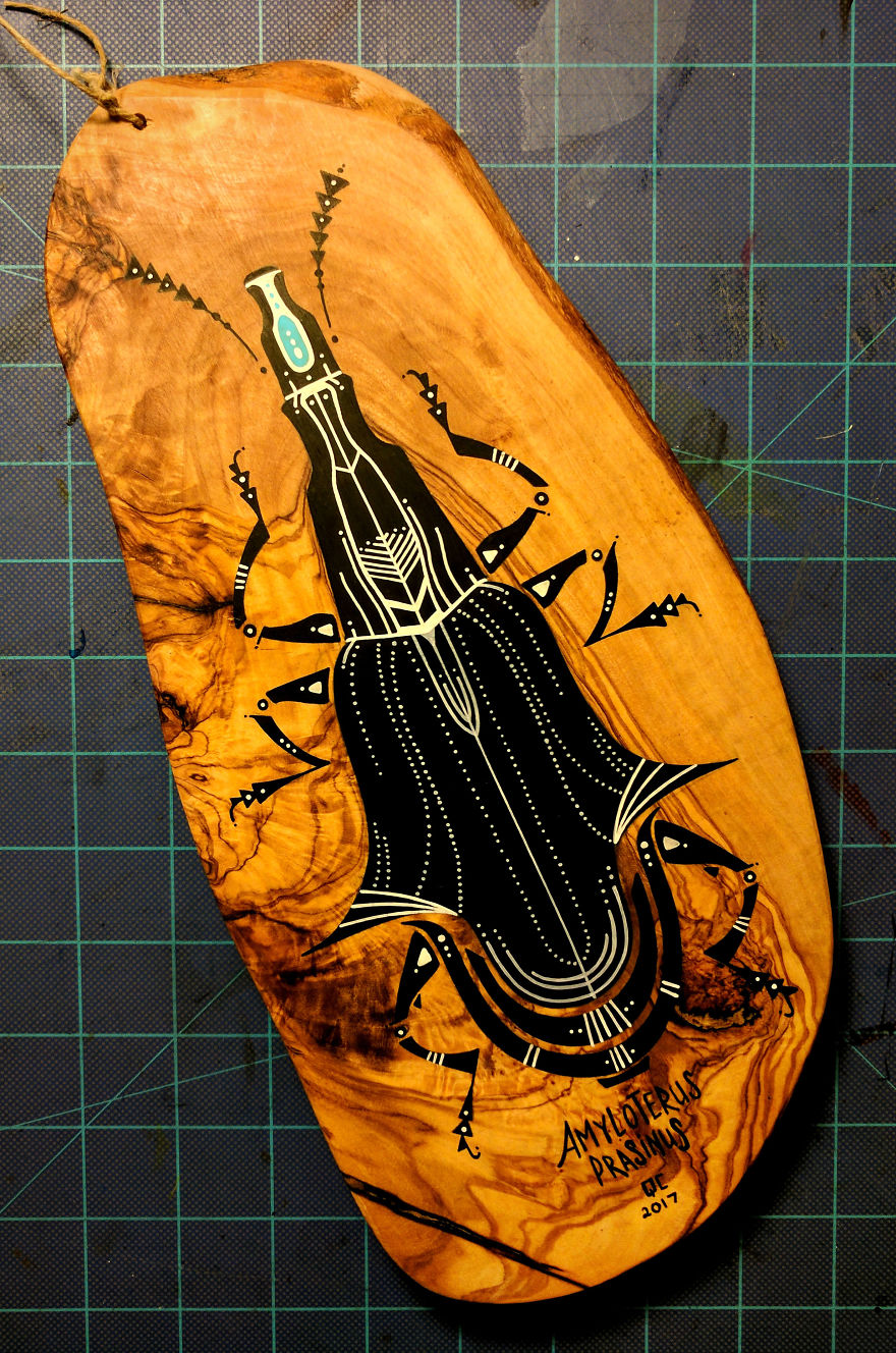 I Paint Insects On Cutting Boards