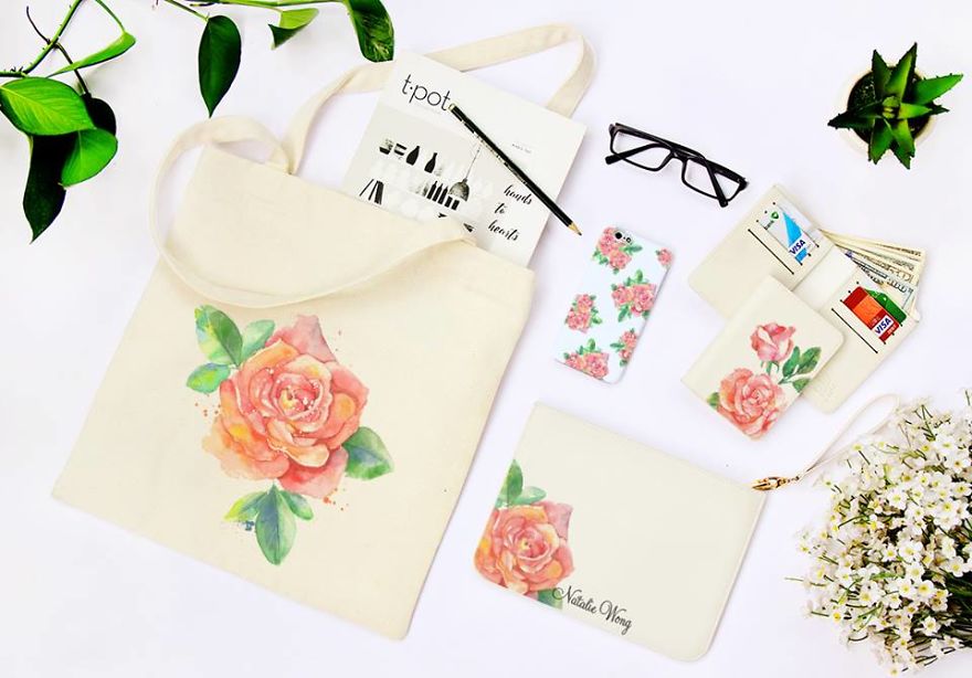 Artist Creates Floral Designs To Celebrate International Women's Day