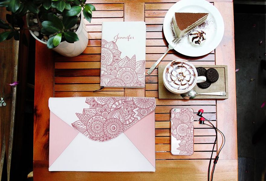 Artist Creates Floral Designs To Celebrate International Women's Day