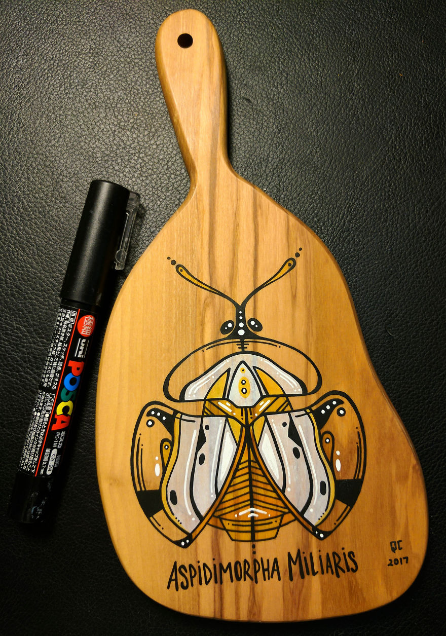I Paint Insects On Cutting Boards