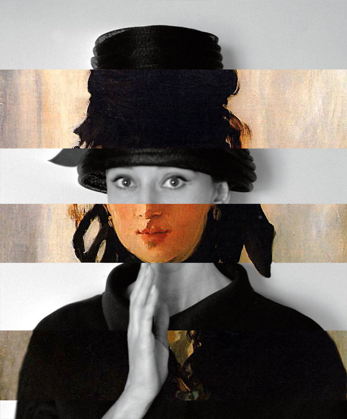 Manet's Berthe Morisot With A Bouquet Of Violets And Audrey Hepburn