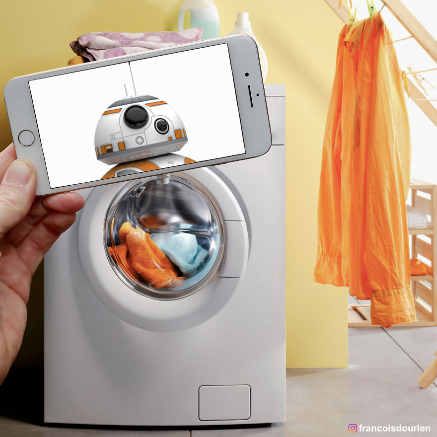 I Insert Star Wars Scenes Into Real Life Situations Using My Iphone