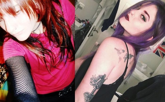 2008 Vs. 2017 - I Used To Love Emo/punk Rock/metal Bands, And I Still Love And Listen To These Bands Everyday! Nothing Much Changed, Except For The Fact I Now Have Some Sense Of Style Haha!