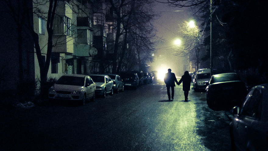 My Hometown Looks Incredible Eerie During Winter Nights My Hometown Looks Incredible Eerie During Winter Nights