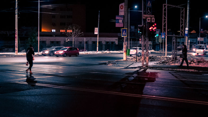 My Hometown Looks Incredible Eerie During Winter Nights My Hometown Looks Incredible Eerie During Winter Nights