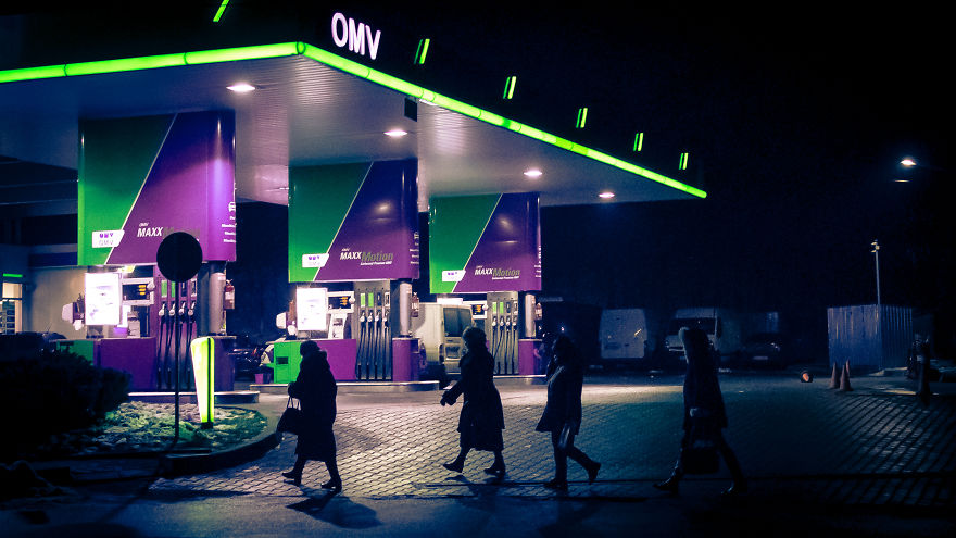 My Hometown Looks Incredible Eerie During Winter Nights My Hometown Looks Incredible Eerie During Winter Nights