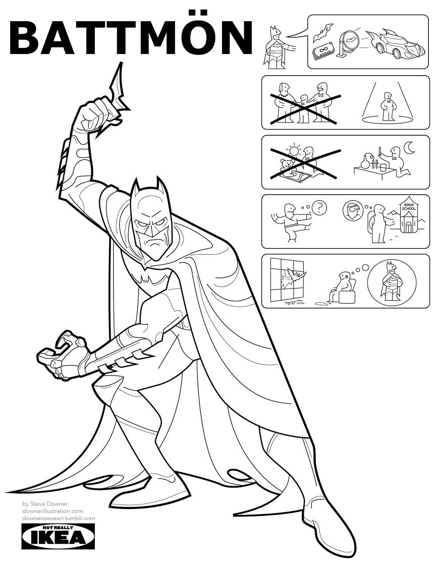 I Mashed Up Three Classic Superhero Origin Stories With Ikea Instruction Manuals I Mashed Up Three Classic Superhero Origin Stories With Ikea Instruction Manuals