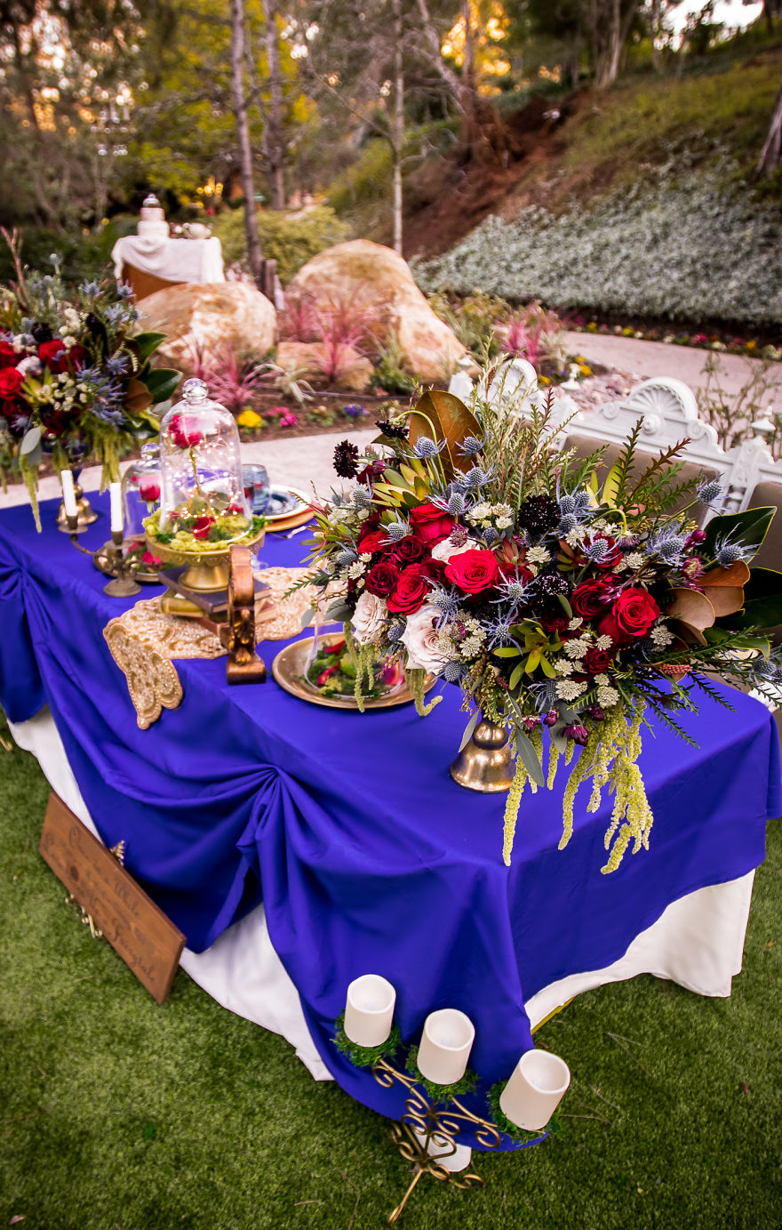 I Had A Beauty And The Beast Wedding Inspiration Photo Shoot!