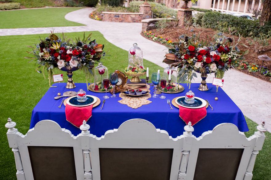 I Had A Beauty And The Beast Wedding Inspiration Photo Shoot!