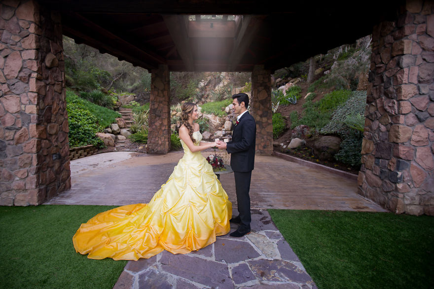 I Had A Beauty And The Beast Wedding Inspiration Photo Shoot!