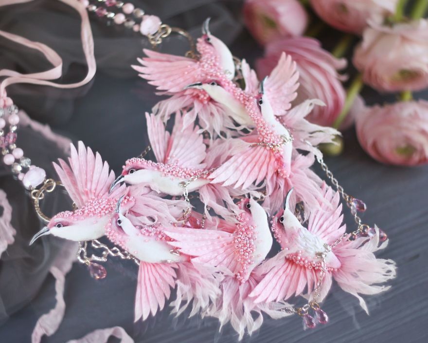 Birds Of Paradise By Russian Artist Julia Gorina