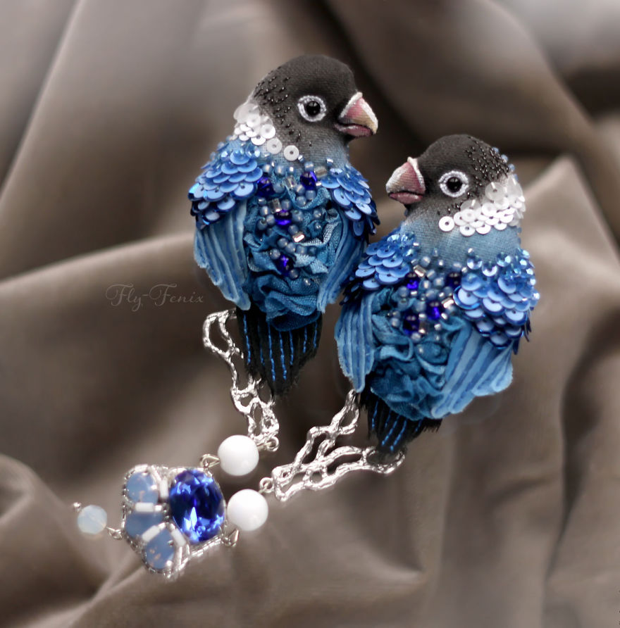 Birds Of Paradise By Russian Artist Julia Gorina