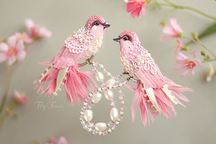 Birds Of Paradise By Russian Artist Julia Gorina