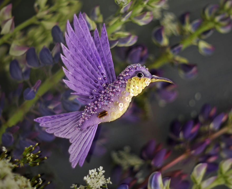 Birds Of Paradise By Russian Artist Julia Gorina