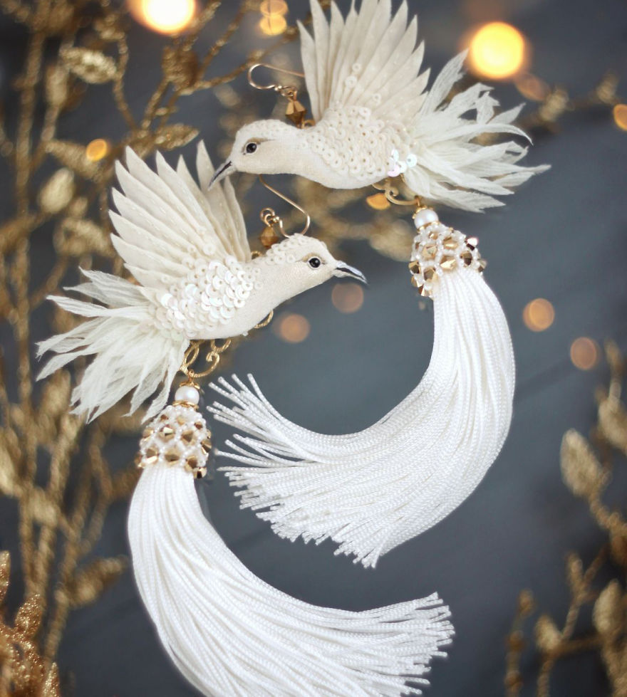 Birds Of Paradise By Russian Artist Julia Gorina