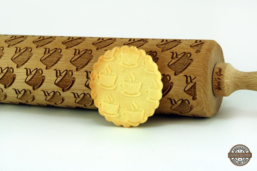 Engraved And Embossed Rolling Pins With Any Pattern Engraved And Embossed Rolling Pins With Any Pattern