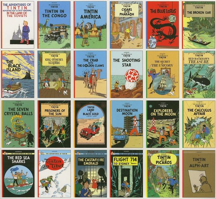 Tintin Comic Books