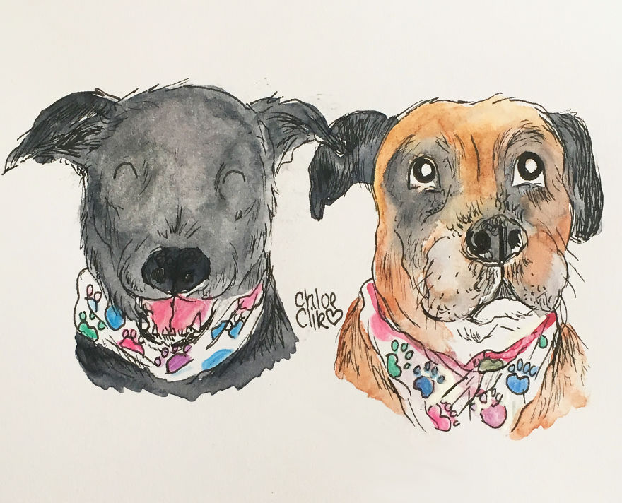 I Create Miniature Pet Portraits