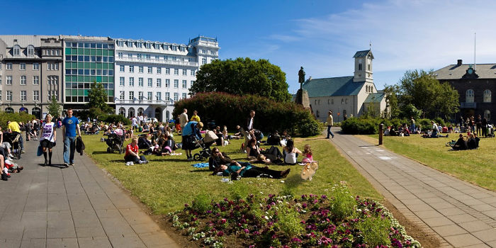 Picnicking In Reykjavik