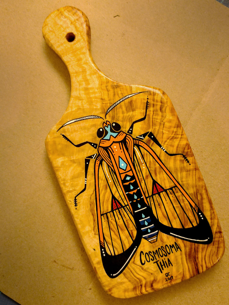 I Paint Insects On Cutting Boards