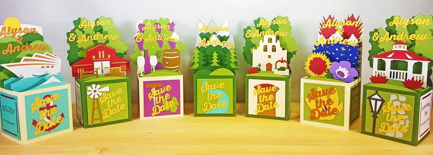 7 Custom Made Pop Up Cards & How They're Made