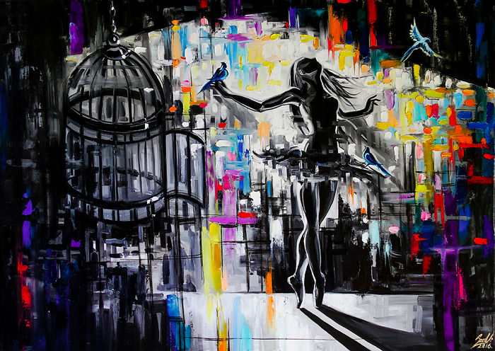 I Portray The Feeling Of Ballet Dance In My Paintings To Show How Important Passion Is