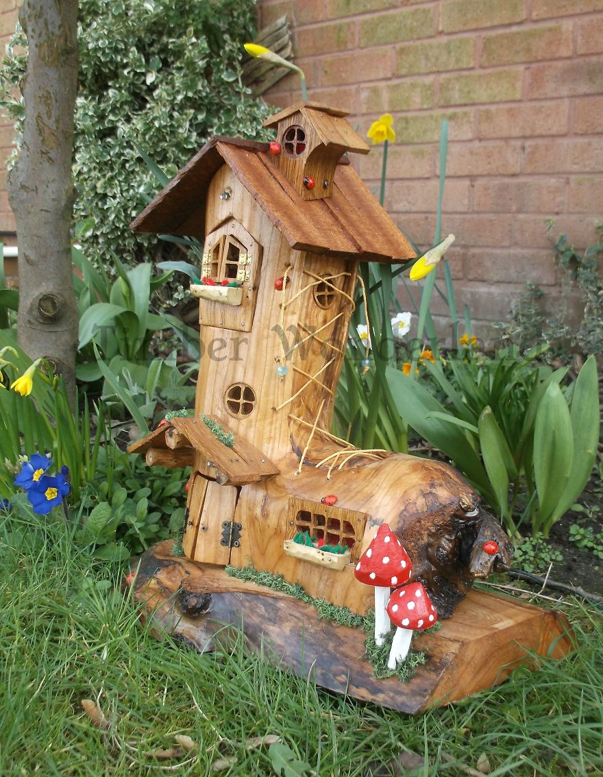 I Keep Finding Nice Pieces Of Wood In The Park, So I Decided To Recycle Them For Something Magical