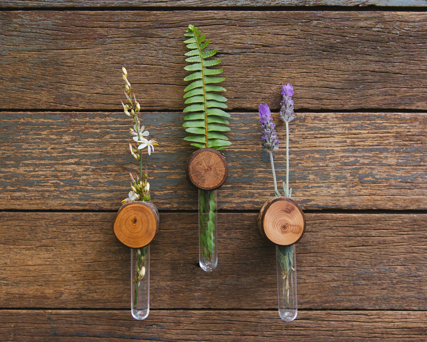 I Made Magnetic Vases For Flowers