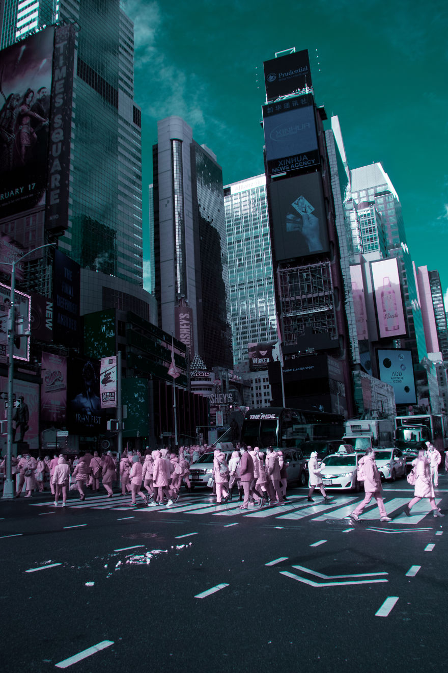 A Recent Infrared Photo Series. Nyc X Ir