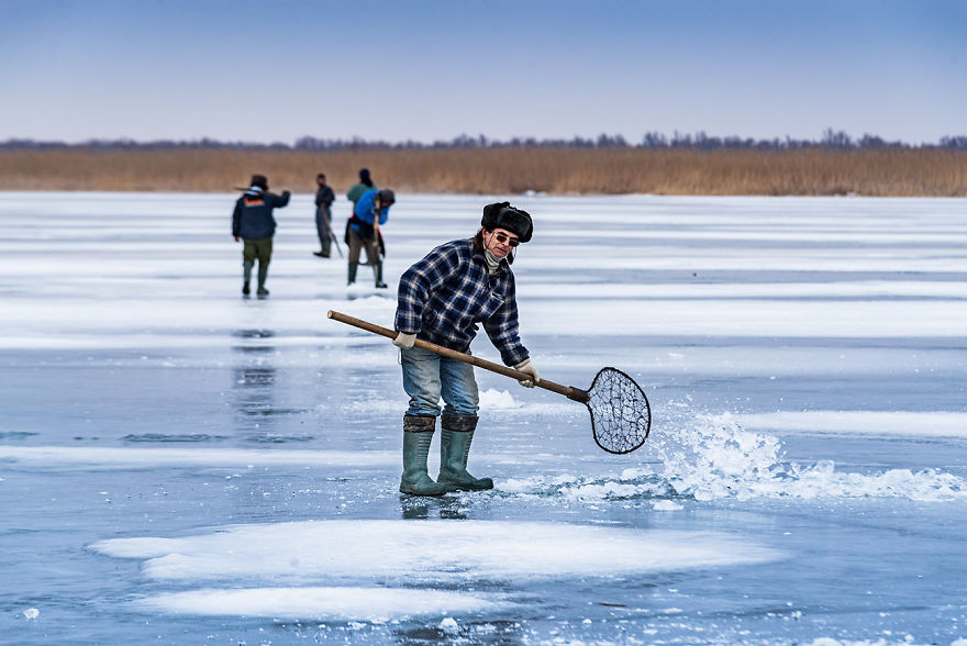 The Undiscovered Beauty Of Romania Expressed In Ice Fishing Pictures