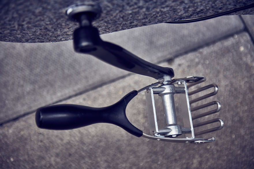 74 Kitchen Utensils Were Used To Construct This Bike