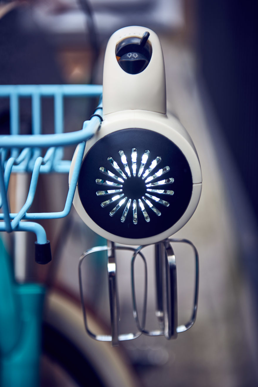 74 Kitchen Utensils Were Used To Construct This Bike 74 Kitchen Utensils Were Used To Construct This Bike