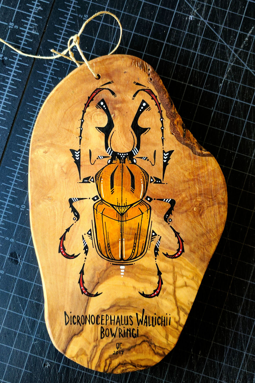 I Paint Insects On Cutting Boards