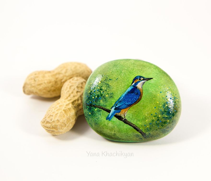 Oil Paintings On Stones