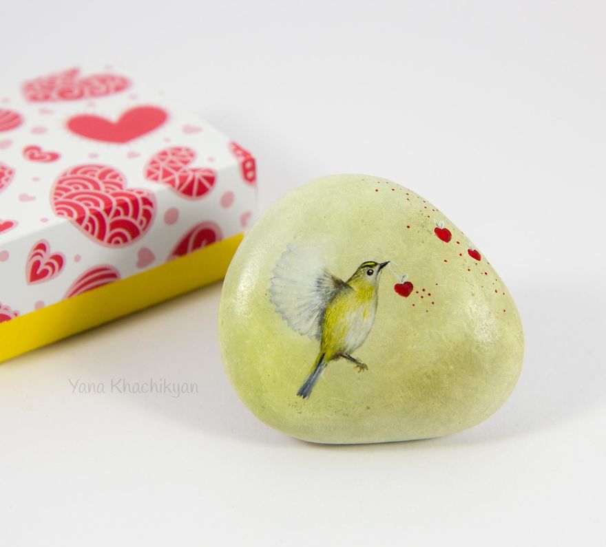 Oil Paintings On Stones