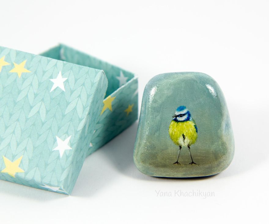 Oil Paintings On Stones