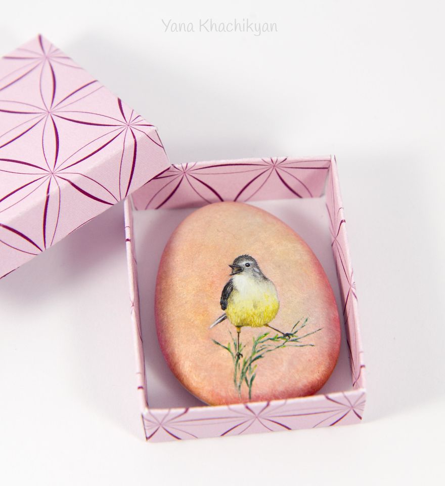 Oil Paintings On Stones