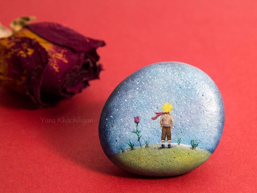 Oil Paintings On Stones