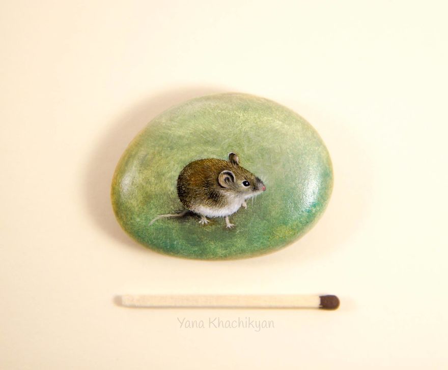 Oil Paintings On Stones