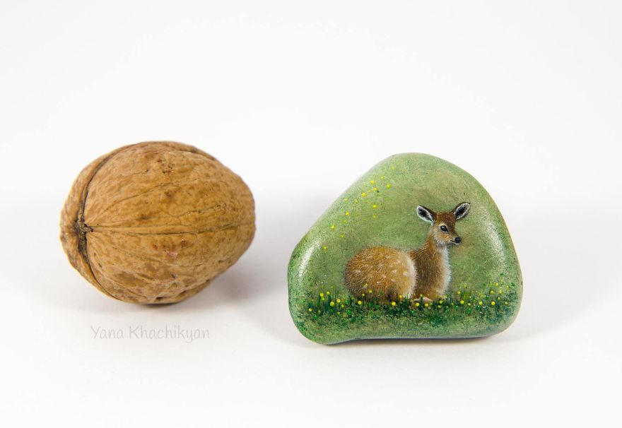 Oil Paintings On Stones