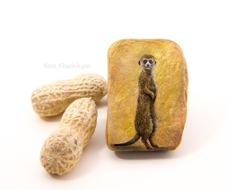 Oil Paintings On Stones