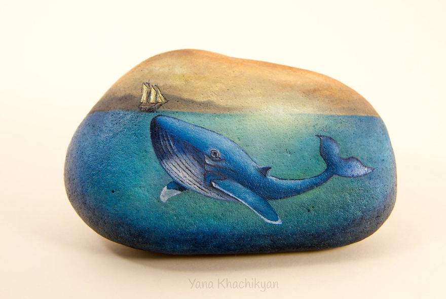 Oil Paintings On Stones
