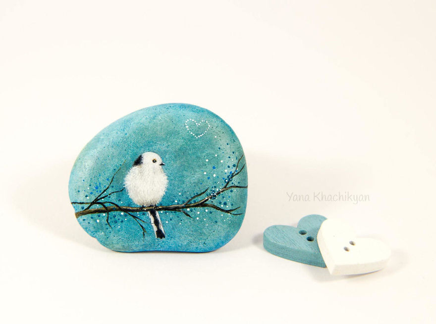 Oil Paintings On Stones