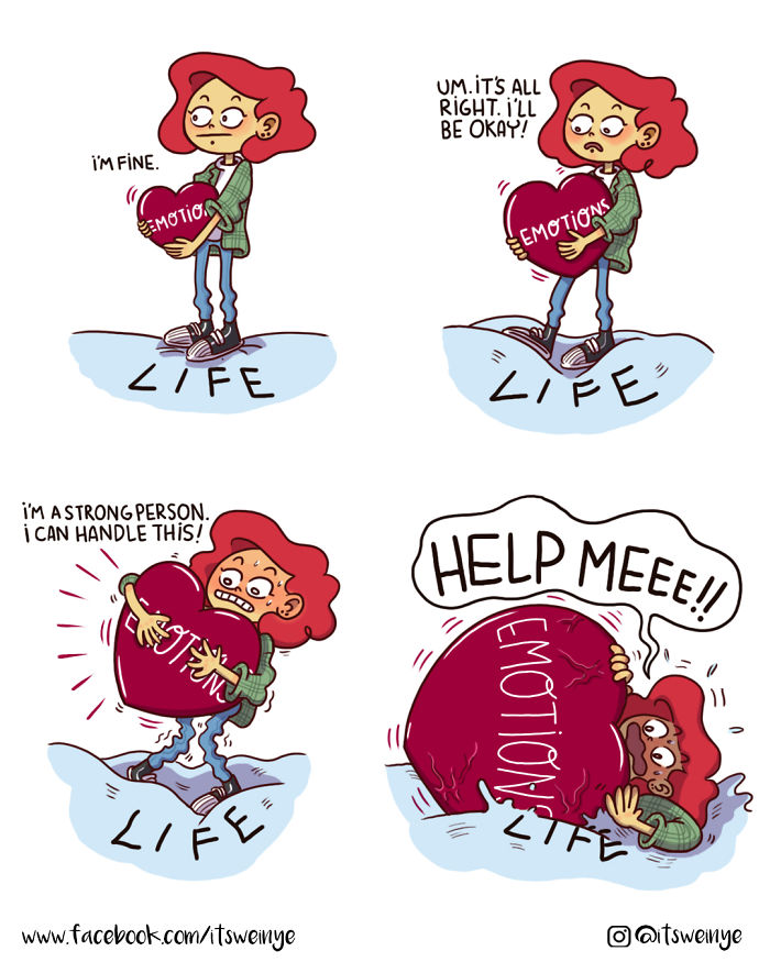 Hilariously Relatable Comics By Malaysian Redhead Artist, "it's Weinye"