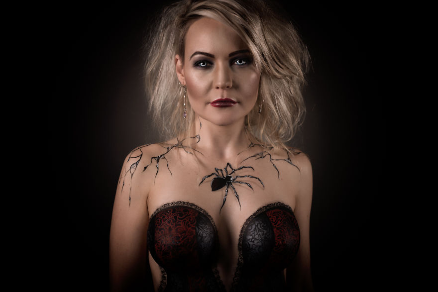 Body Painted From The Waist Up. Body Painted From The Waist Up.